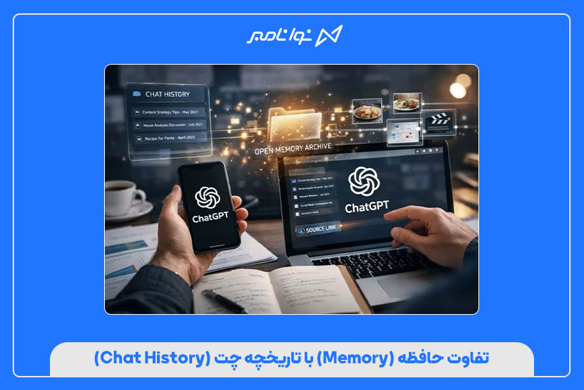 تفاوت حافظه (Memory) با تاریخچه چت (Chat History)